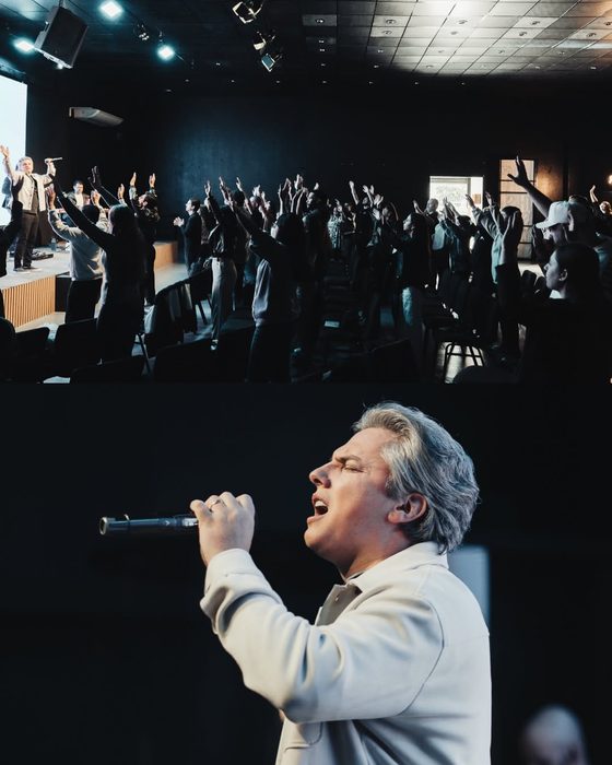 Louvor com a congregação